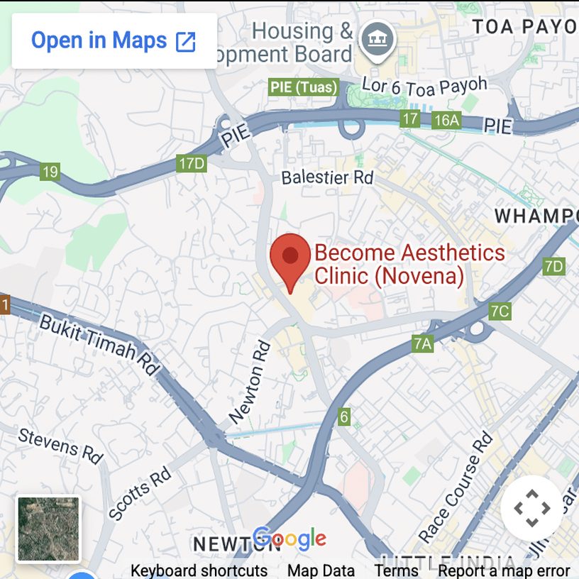 Map of the Novena clinic