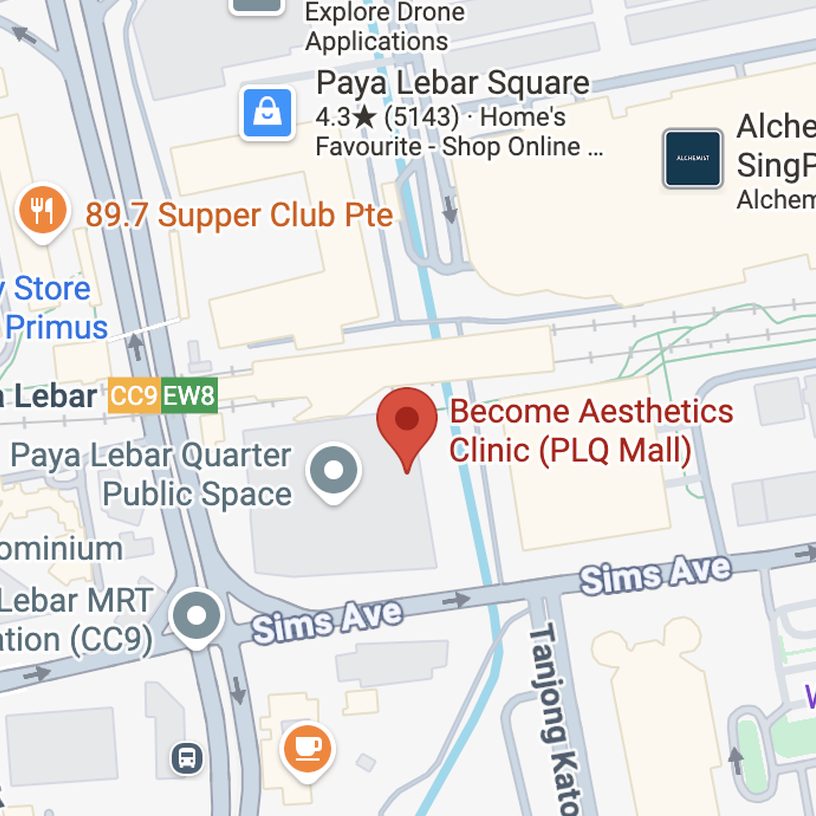Map of the Paya Lebar clinic