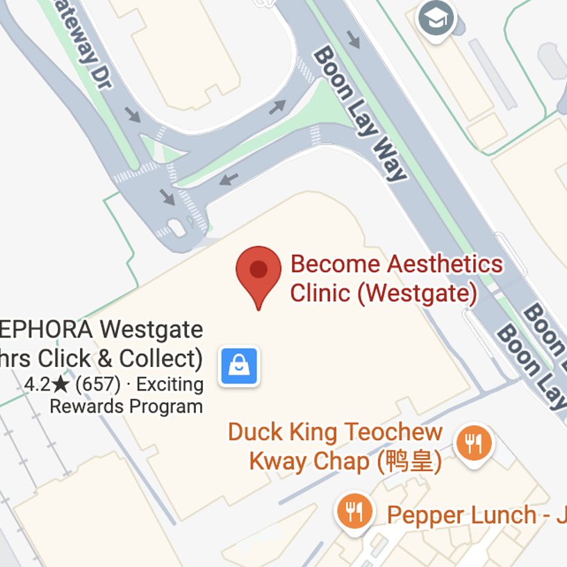Map of the Jurong East clinic