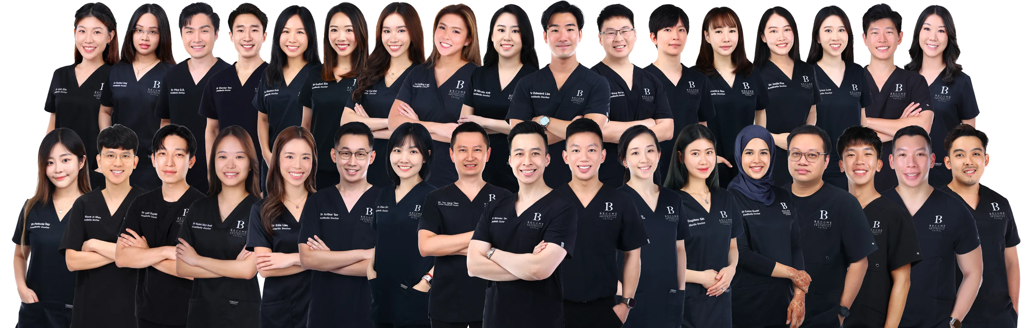 The BECOME Aesthetics Clinic team of MOH-certified doctors