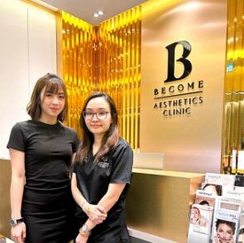 Patient with her doctor at a BECOME clinic